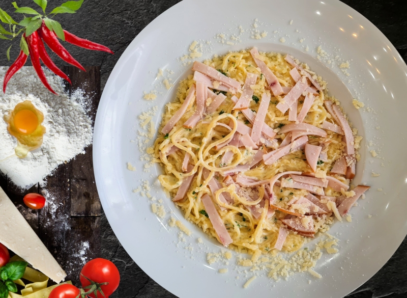 Spaghetti Carabonara Pasta DAY